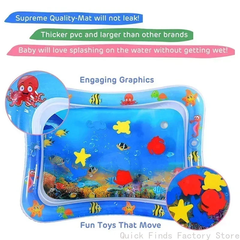 Baby Water Play Mat Inflatable - Repotting Mat recension och pris