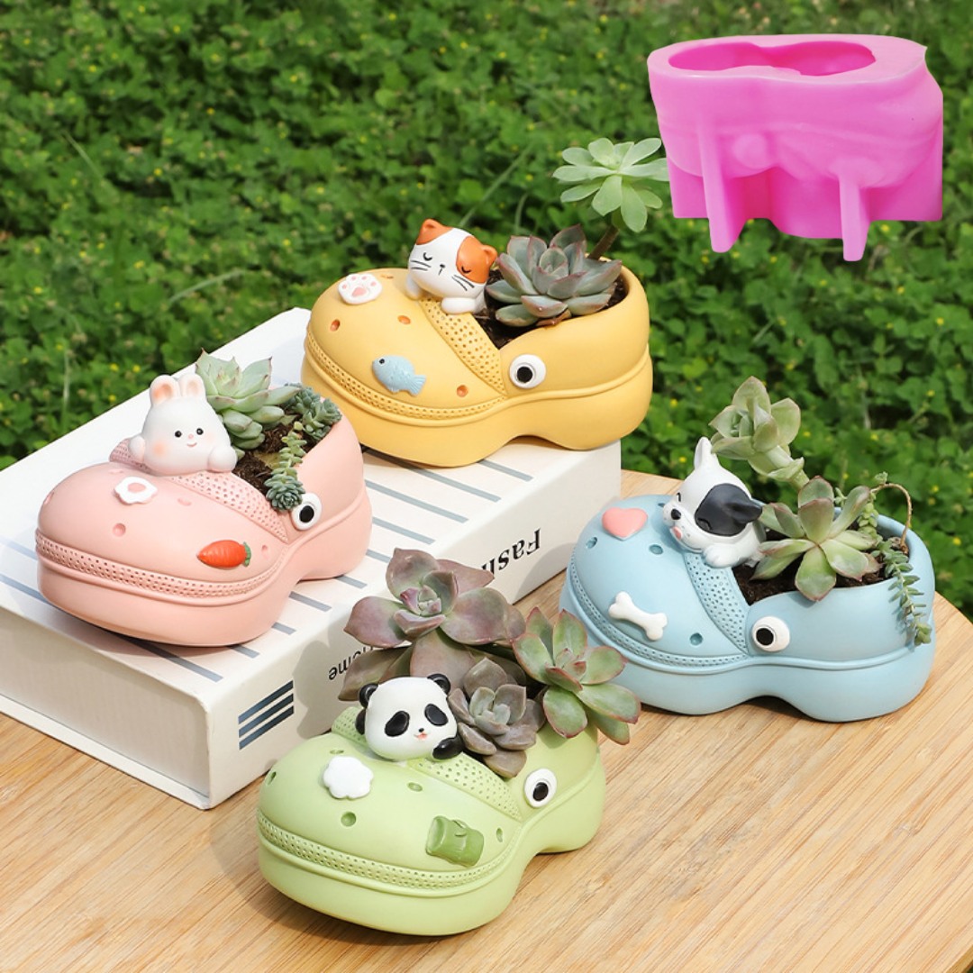 3D Animal Slippers Succulent P - Succulent Set recension och pris