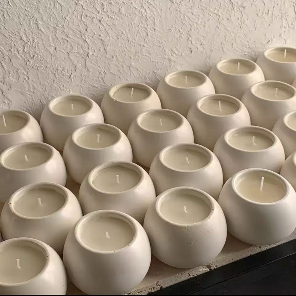 Silicone Mold Round Candle Hol - Succulent Set recension och pris