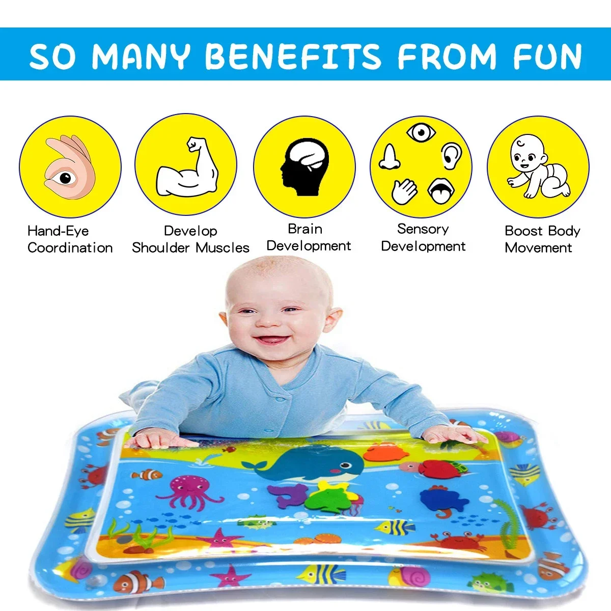 Summer Inflatable Water Mat PV - Repotting Mat recension och pris