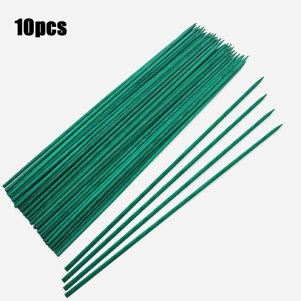 10pcs 40cm Green Plant Support - Plant Support Stake recension och pris