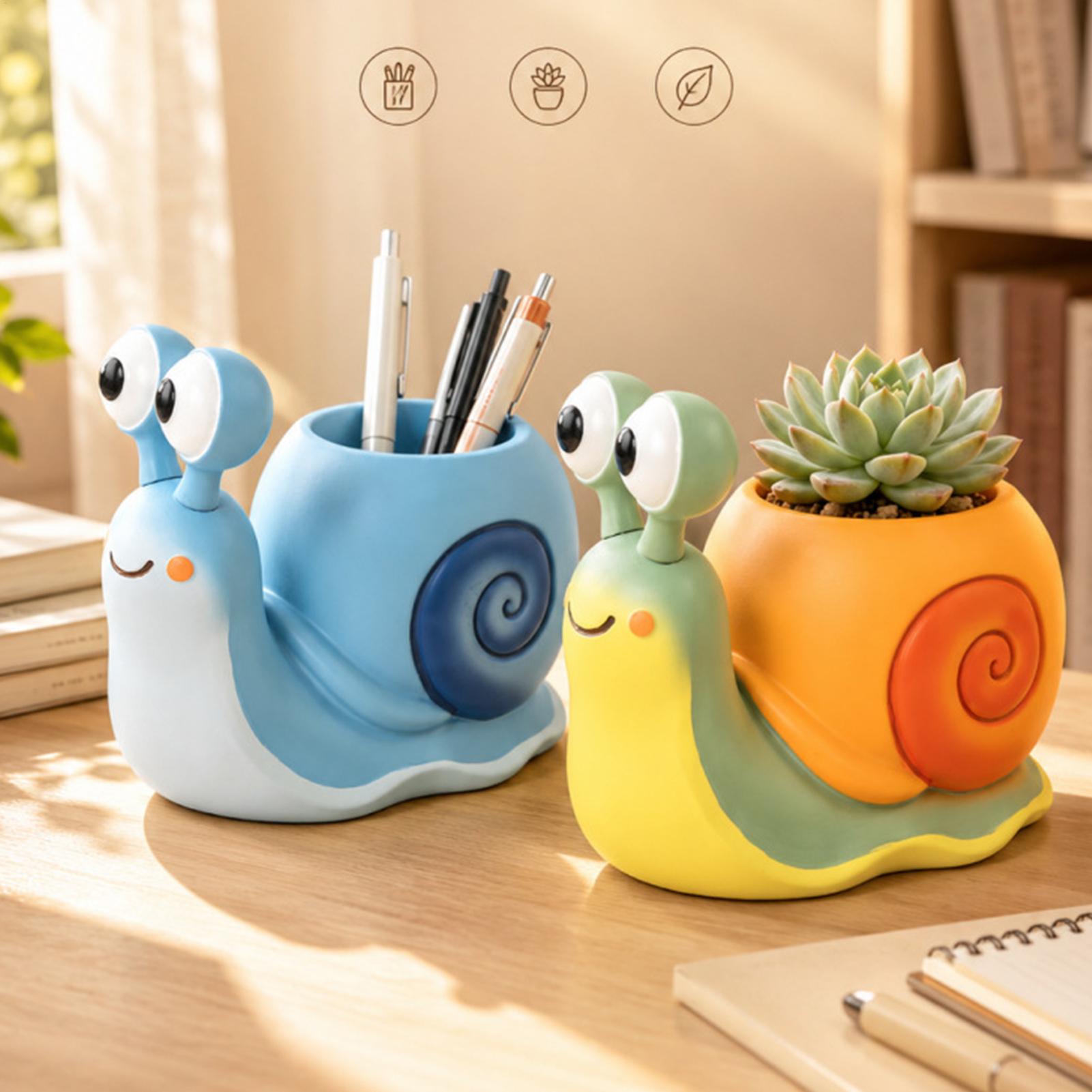 Snail Shape Flower Pot Snail f - Succulent Set recension och pris