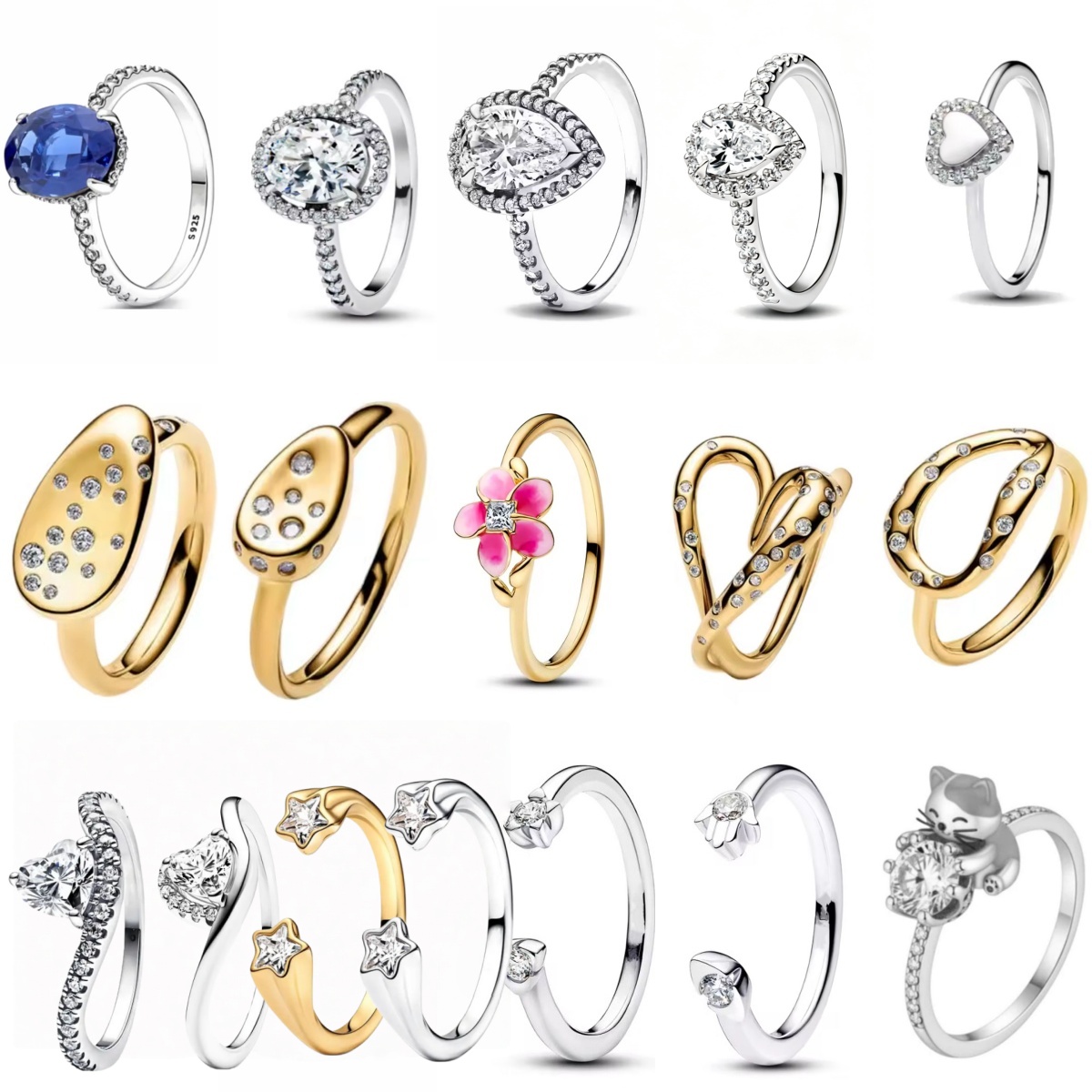 925 Silver Rings for Girls Wom - Snake Plant recension och pris