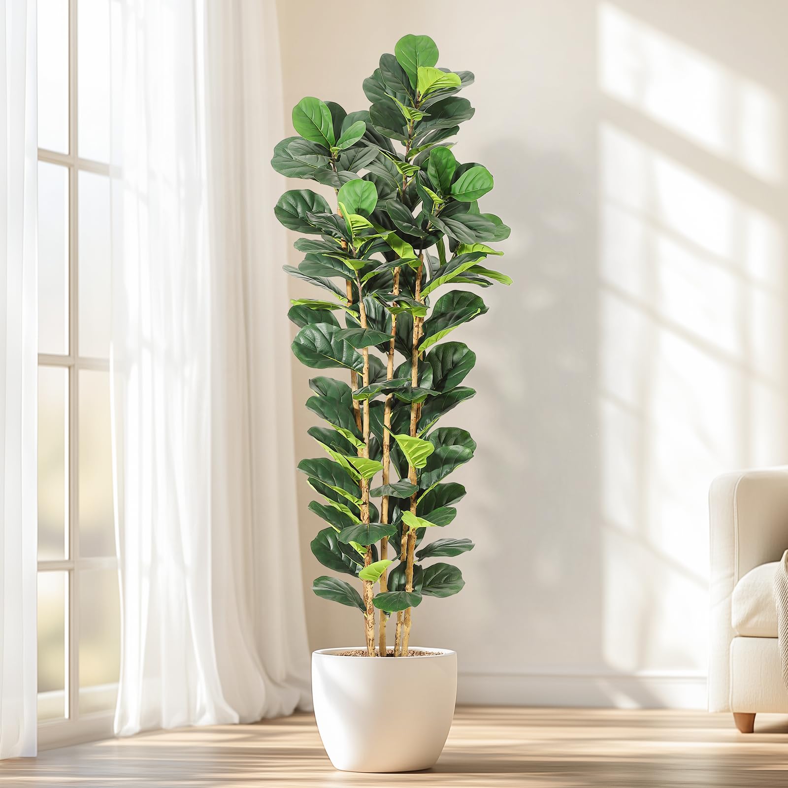 Faux Fiddle Leaf Fig Tree 5/6/ - Fiddle Leaf Fig recension och pris