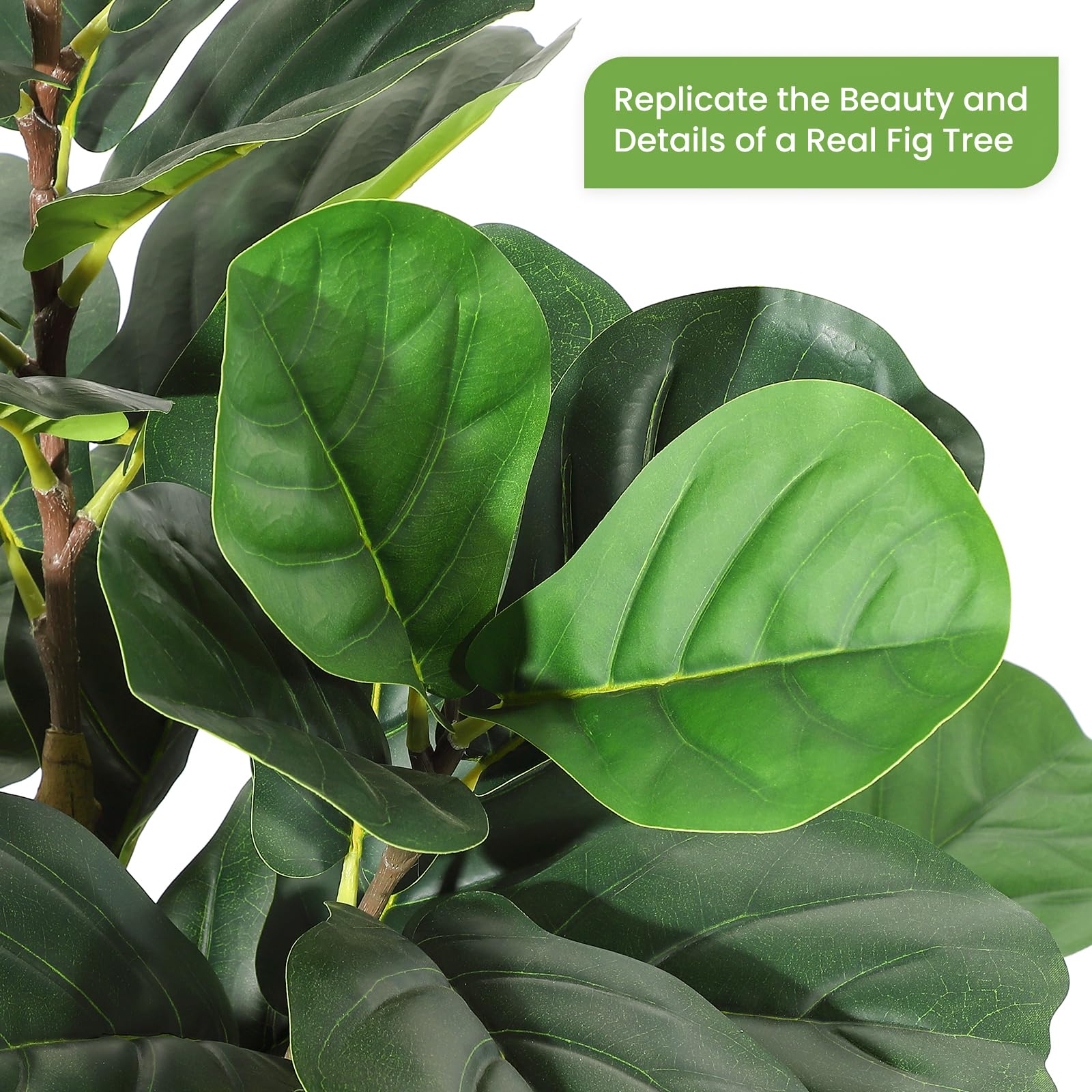 Faux Fiddle Leaf Fig Tree 5/6/ - Fiddle Leaf Fig recension och pris