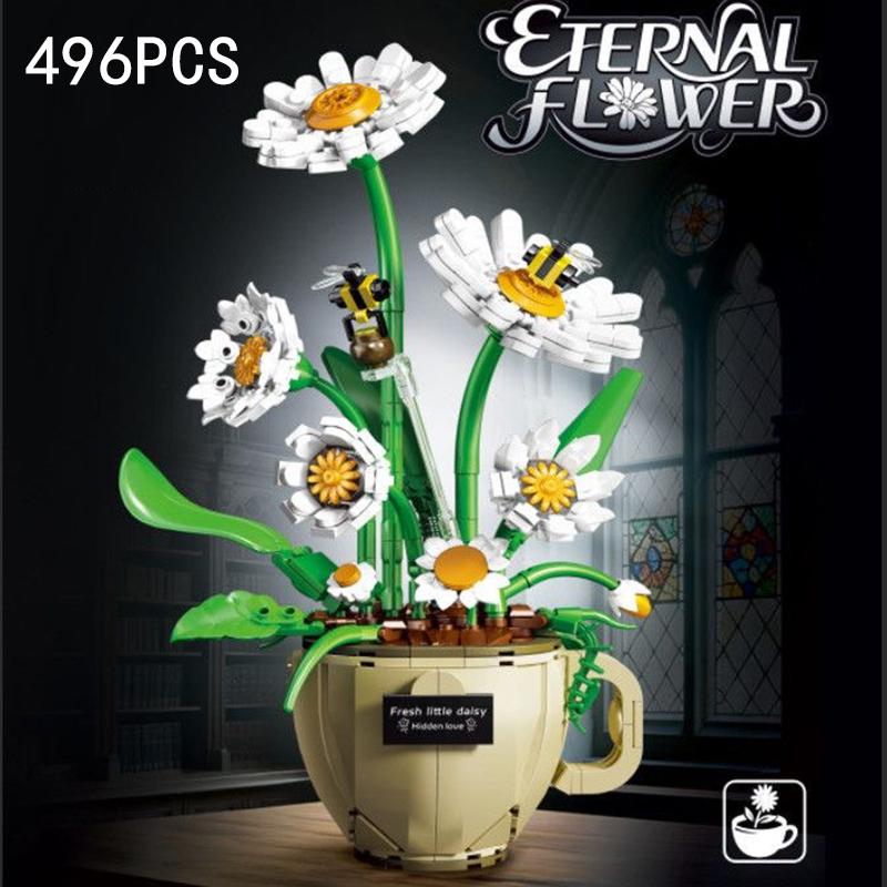 MOC Coffee Cup Flower Building - Terracotta Pot recension och pris