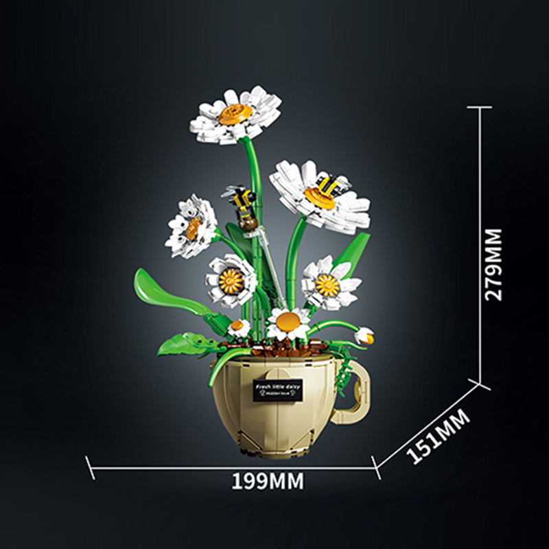 MOC Coffee Cup Flower Building - Terracotta Pot recension och pris