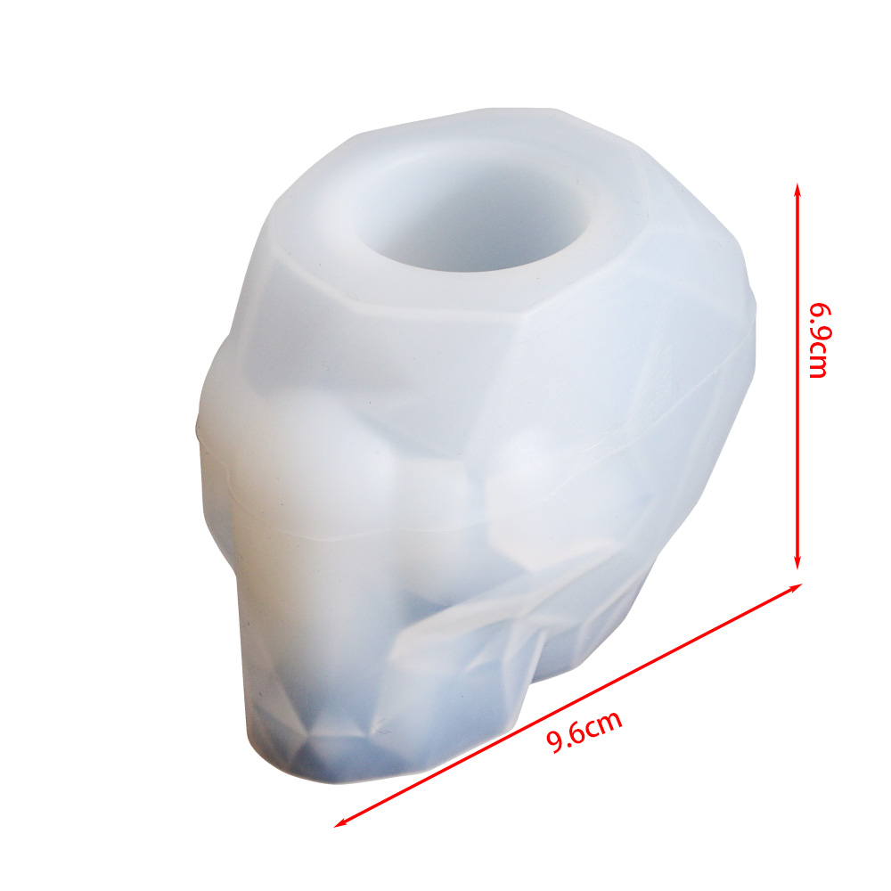 Skull Shape Mold Pen Holder Si - Terracotta Pot recension och pris