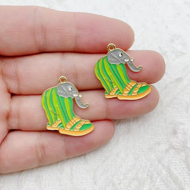 10pcs Creative Alloy Drip Oil  - Monstera recension och pris