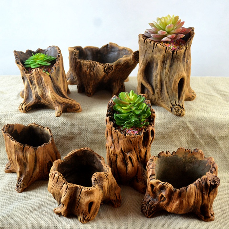 Imitation Wooden Stakes Tree R - Succulent Set recension och pris