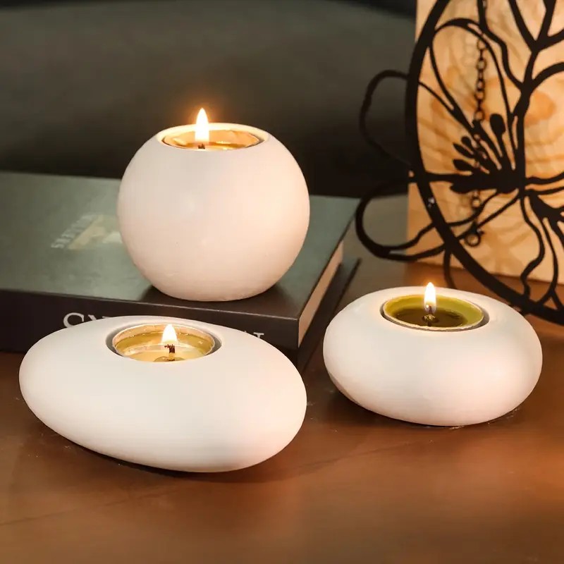 Tealight Candle Holder Resin S - Pothos recension och pris