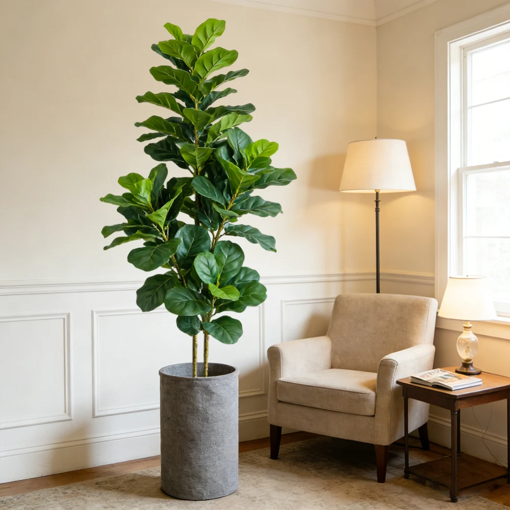 64/122cm Artificial Fiddle Fig - Fiddle Leaf Fig recension och pris