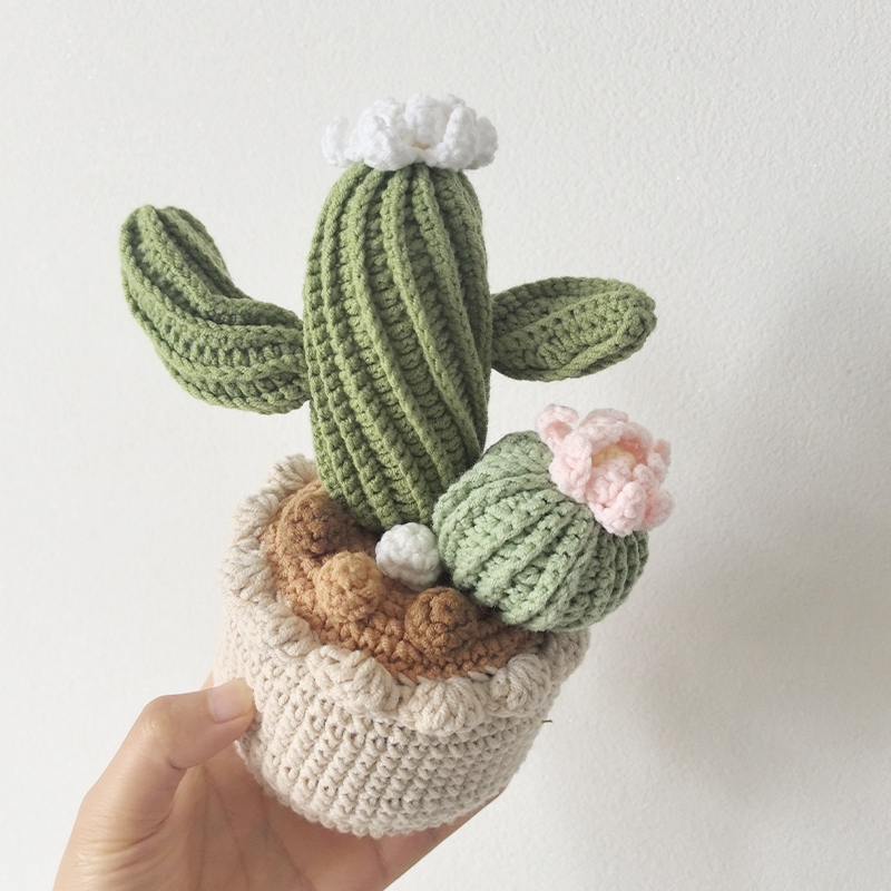 Creative Crocheted Plants Pott - Terracotta Pot recension och pris