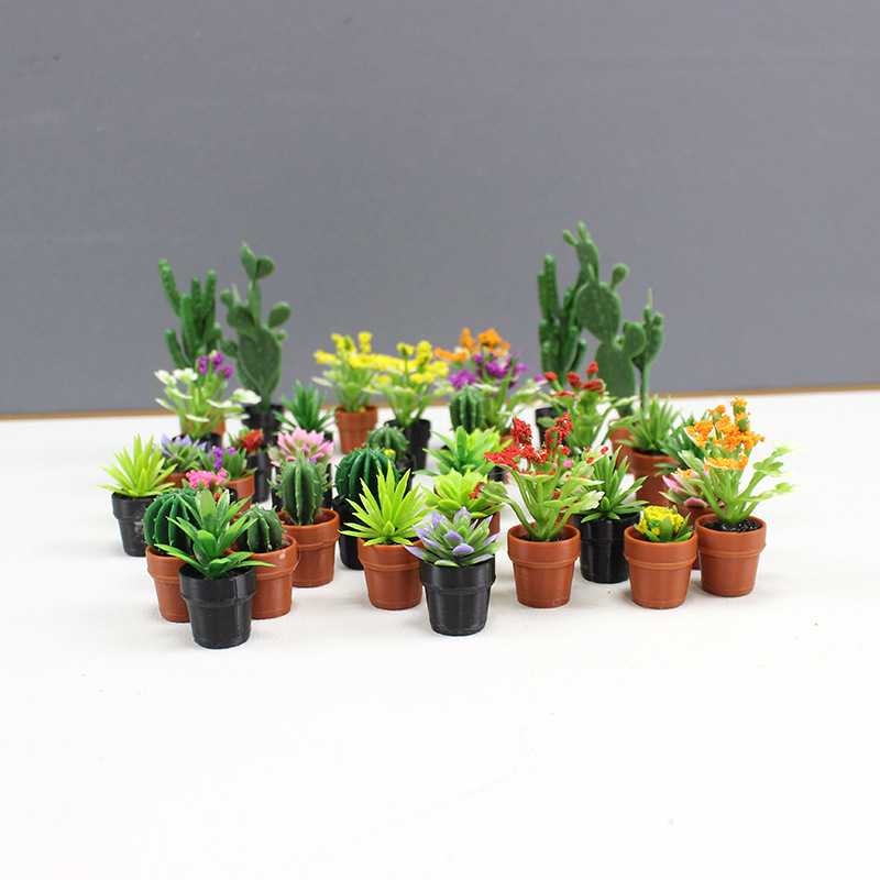 Mini Simulated Plants Cactus S - Succulent Set recension och pris