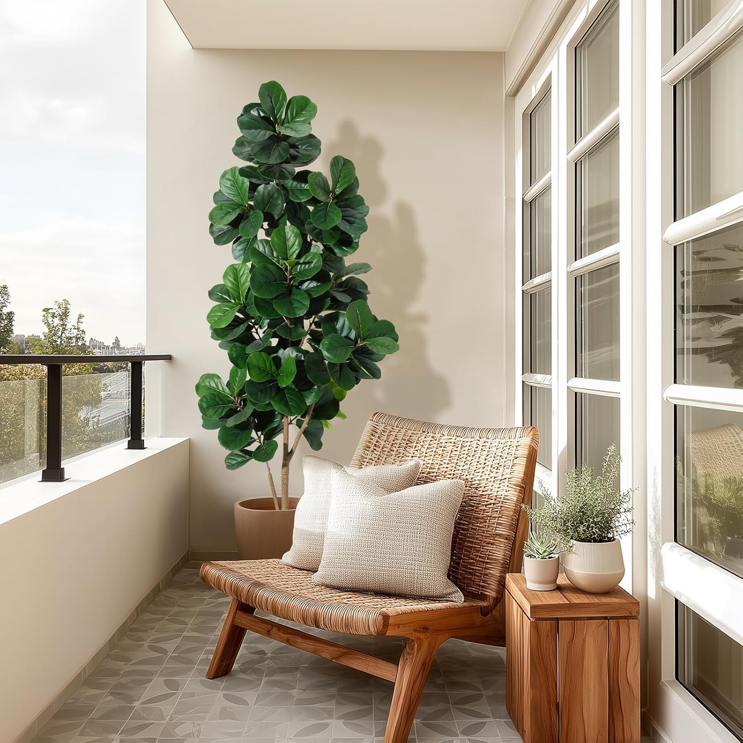 4FT/5FT/6FT/7FT Fiddle Leaf Fi - Fiddle Leaf Fig recension och pris