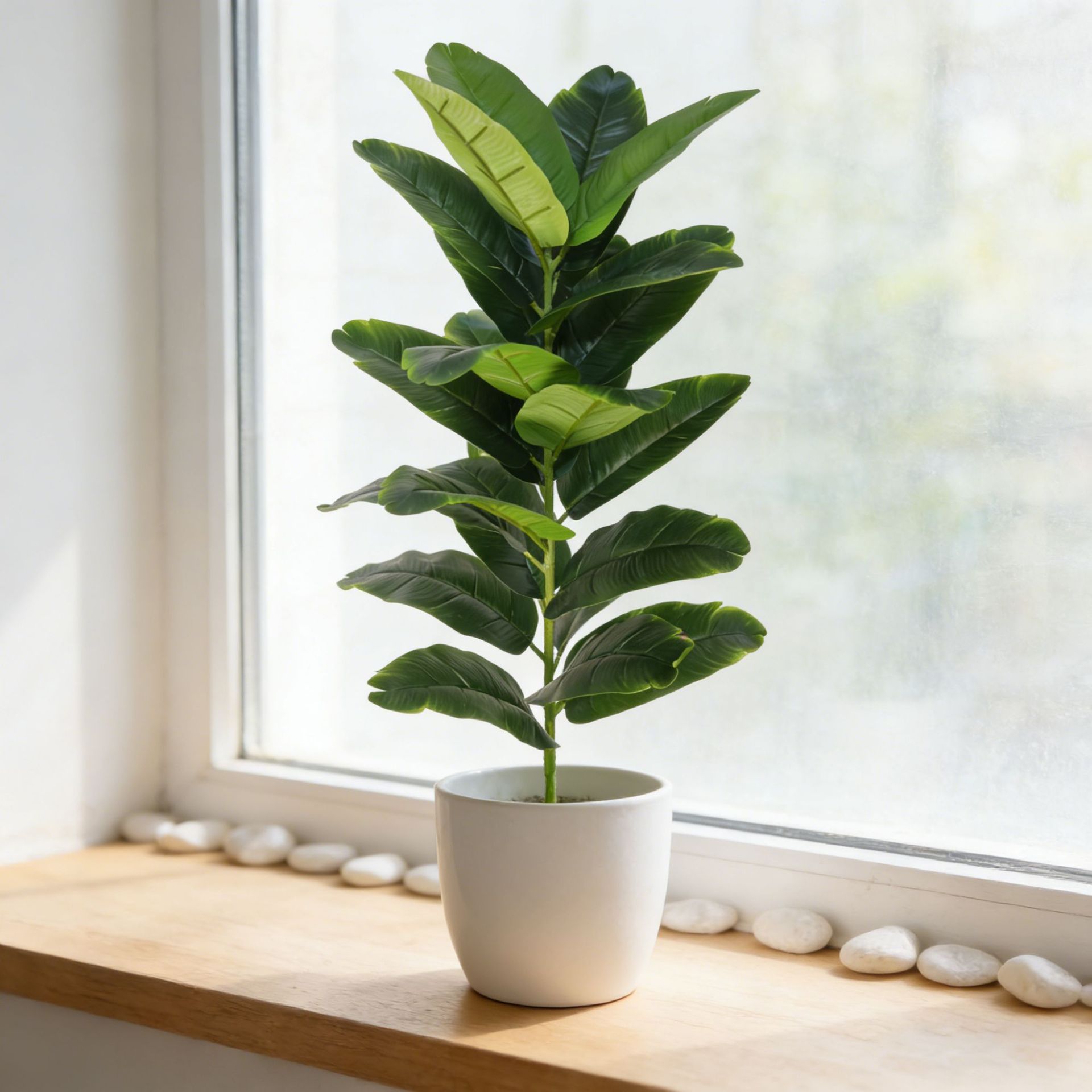 Large Plastic Artificial Fiddl - Fiddle Leaf Fig recension och pris