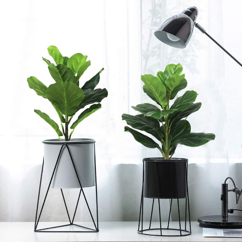 AB33-2Pcs Artificial Fiddle Le - Fiddle Leaf Fig recension och pris